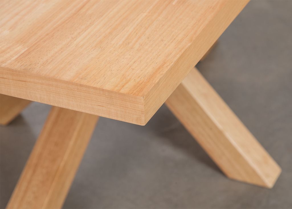 Table rectangulaire bois naturel Kanaz 180 cm - Photo n°6