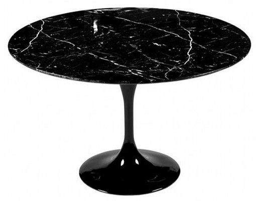 Table tulipe ronde en marbre Haut de gamme - Photo n°2