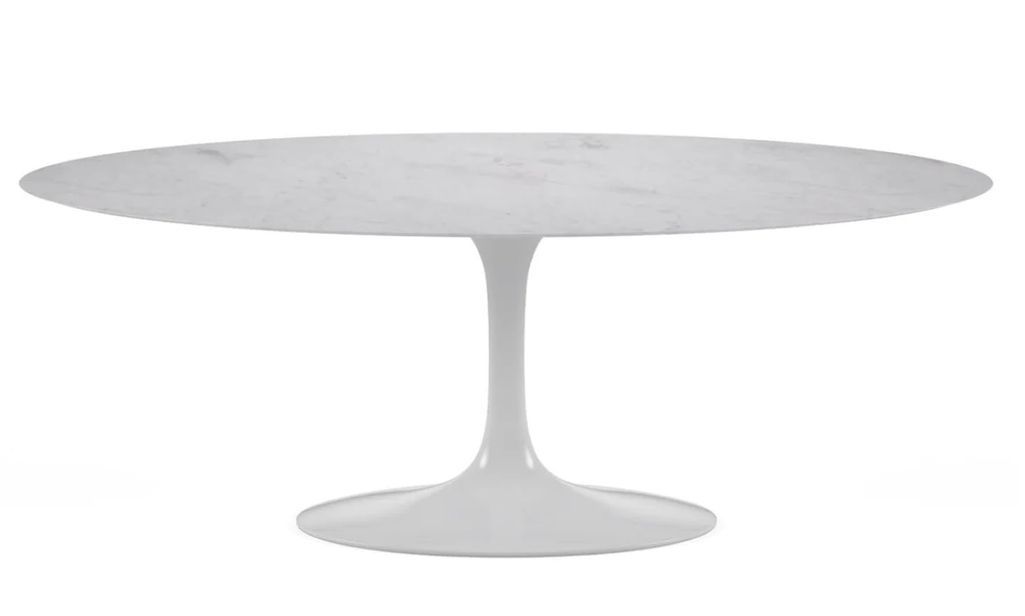 Table tulipe ronde en marbre Haut de gamme - Photo n°1