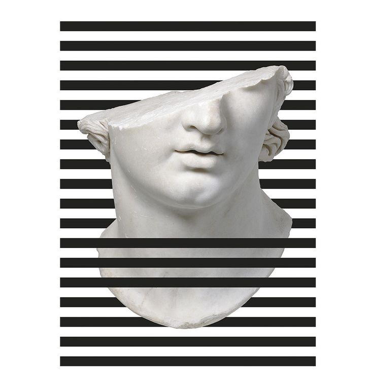 Tableau rectangulaire méthacrylate noir et blanc Romain 60 cm - Photo n°1