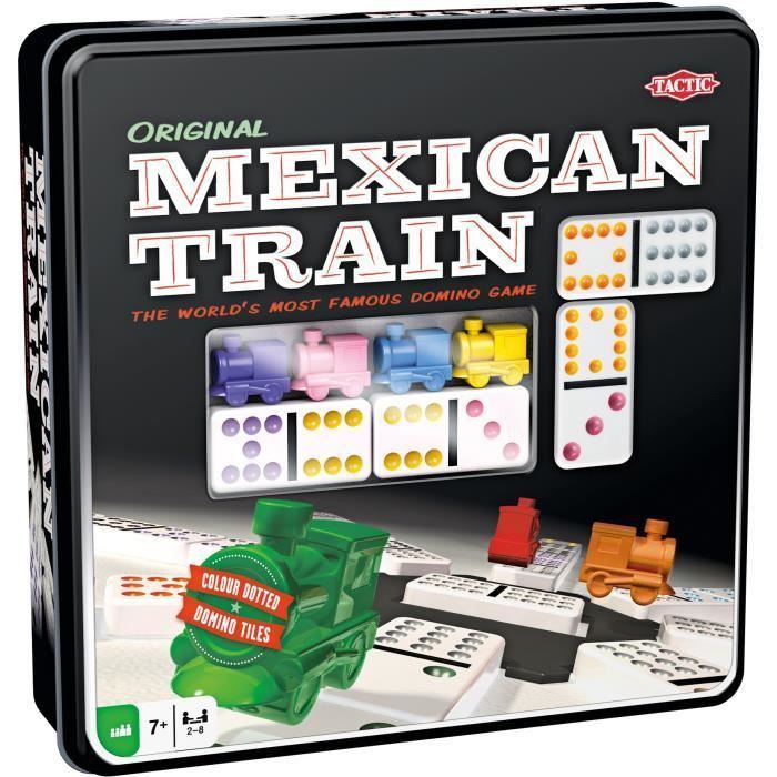 TACTIC - Mexican Train boîte métal - Photo n°1