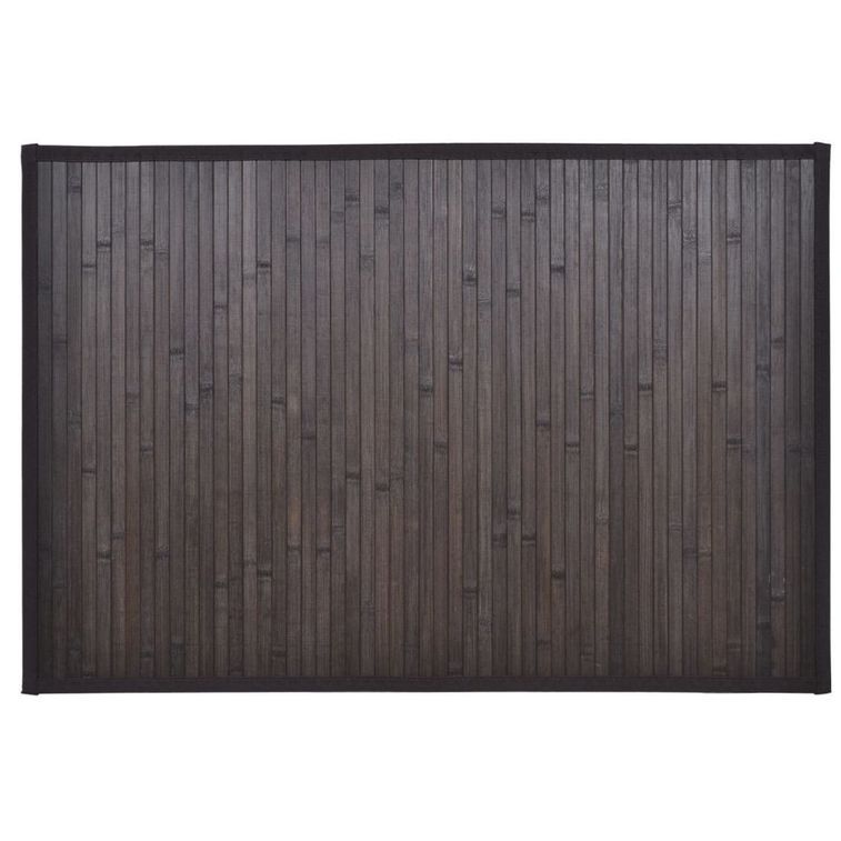 Tapis de bain en bambou 60 x 90 cm Marron Foncé - Photo n°2