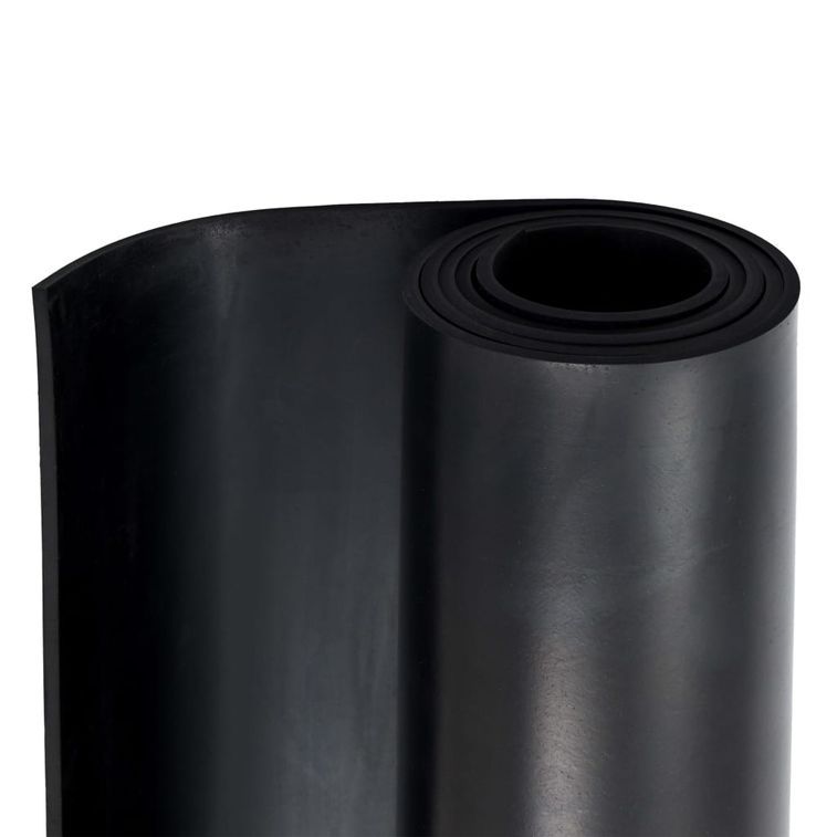 Home - Tapis en caoutchouc antidérapant 1,2x2 m 6 mm Lisse