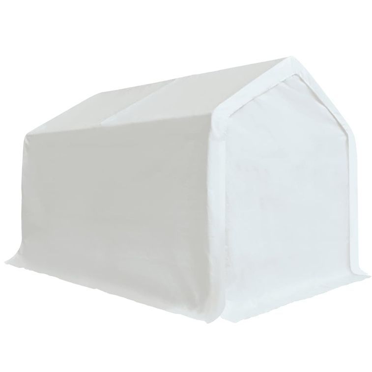 Tente de rangement PE 3 x 6 m Blanc - Photo n°7