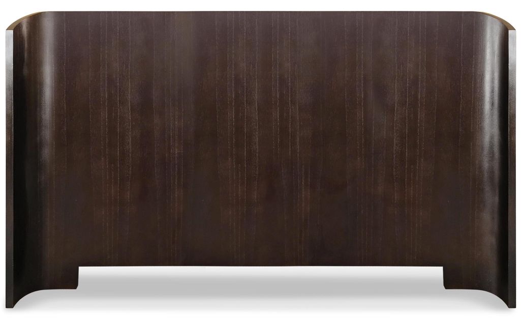 Tête de lit bois massif foncé Mannuva 180 cm - Photo n°1