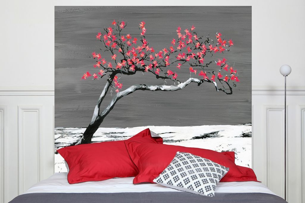 Tête de lit Renaissance Rouge - Photo n°1