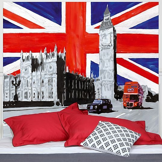 Tête de lit Tissu London - Photo n°1
