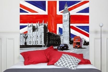 Tête de lit Tissu London - Photo n°4