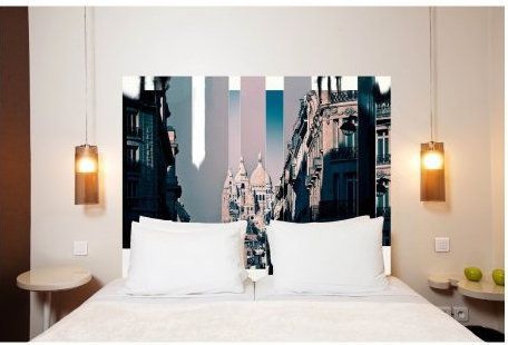 Tête de lit Tissu Montmartre - Photo n°1