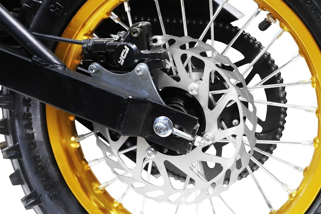 Tiger 1300W lithium 48V Moto cross électrique 14/12 vert - Photo n°10