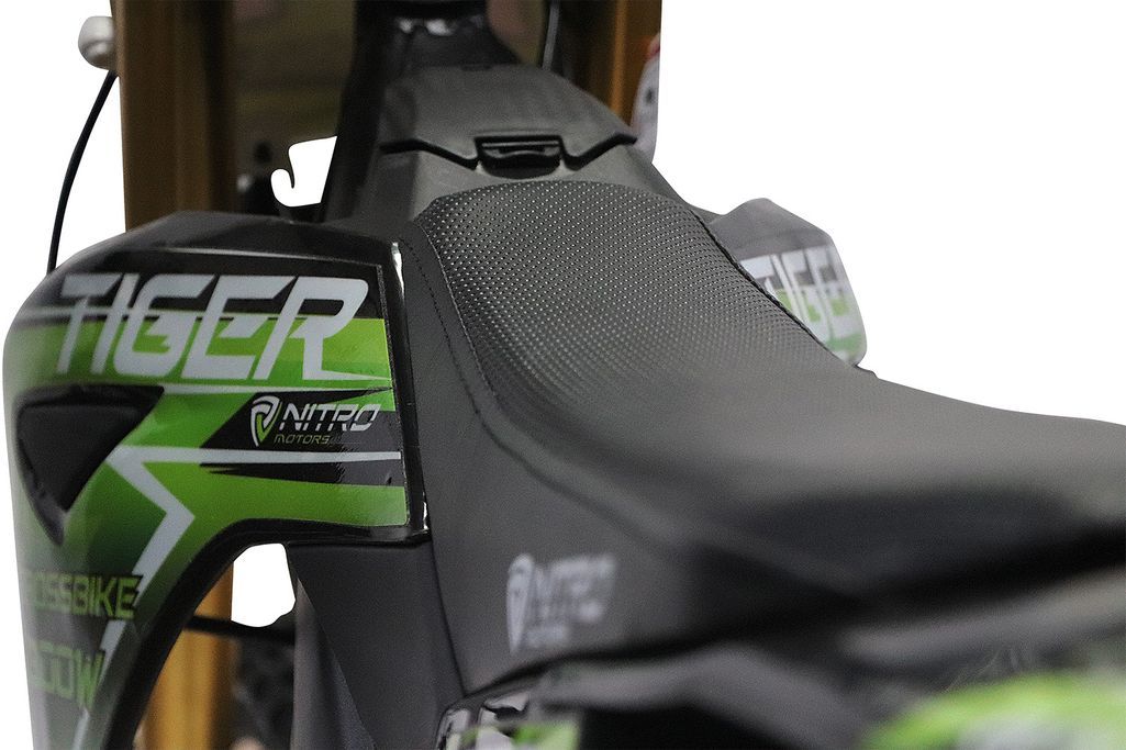 Tiger 1300W lithium 48V Moto cross électrique 14/12 vert - Photo n°15
