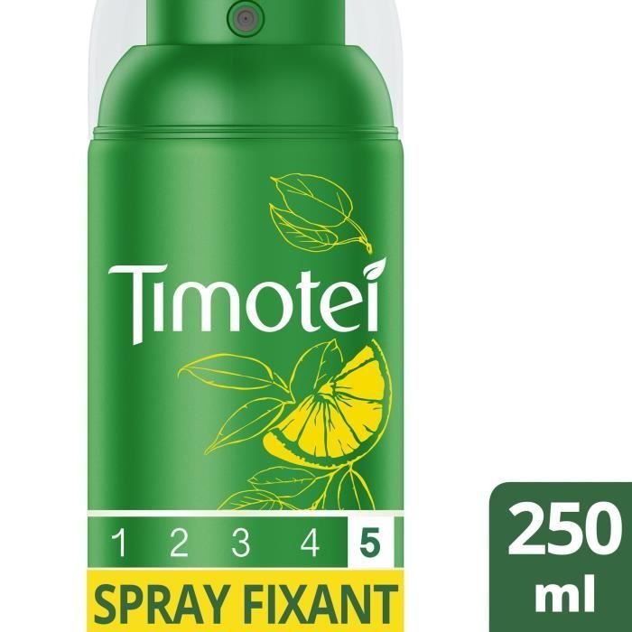 TIMOTEI Lot de 6 Sprays Fixation Extra Forte - 250ml - Photo n°2