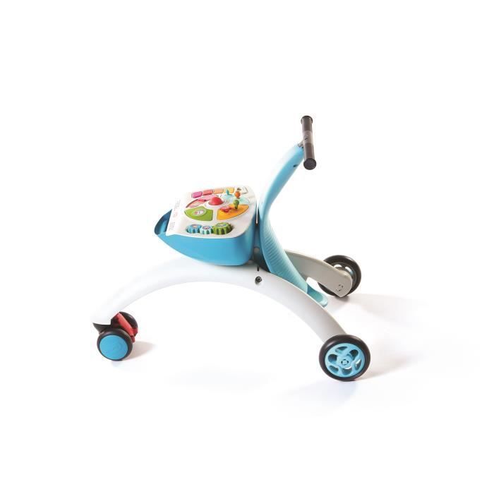 TINY LOVE Chariot de marche, Trotteur Evolutif Tiny Rider 5 en 1, avec frein, Bleu - Photo n°1