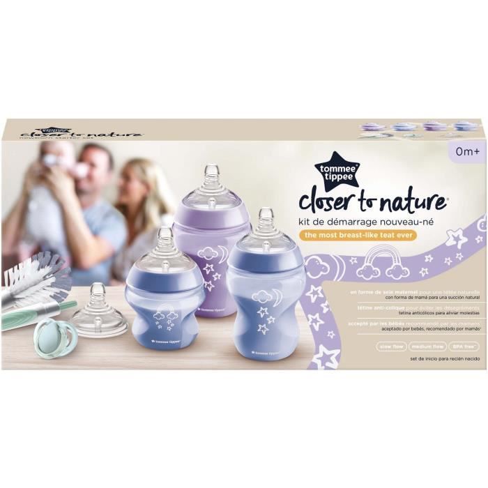Tommee Tippee Coffret naissance biberons anti-coliques Closer to Nature