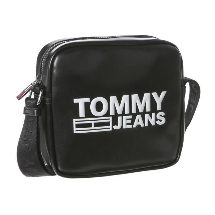 TOMMY HILFIGER Sac a bandouliere AW0AW07639BDS - Noir - Femme - Photo n°1
