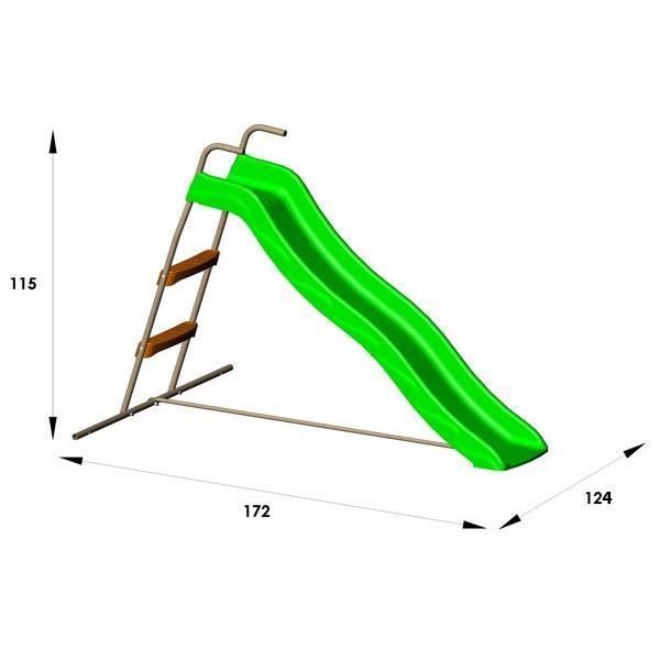 TRIGANO Toboggan 1,73 m de glisse pour les enfants - Photo n°3