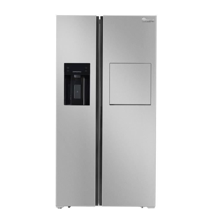TRIOMPH TSN541NFHS - Réfrigérateur Américain 541 litres avec Homebar -Distributeur d'eau et de glaçons - A+ - Silver - Photo n°1