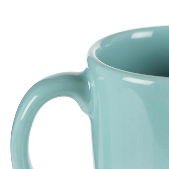 TTD Lot 6 mugs A04980/01 30cL - vert bleu - Photo n°2