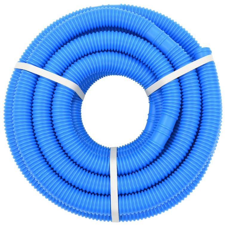 Tuyau de piscine avec colliers de serrage bleu 38 mm 12 m - Photo n°3
