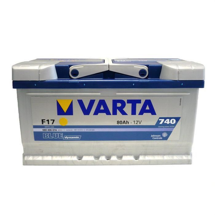 VARTA Batterie Auto F17(+ droite) 12V 80AH 740A - Photo n°1