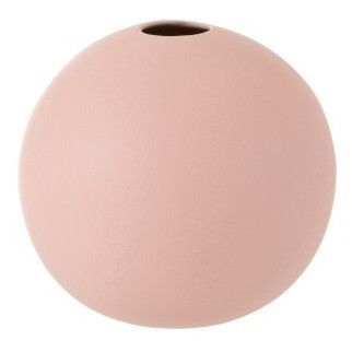 Vase boule céramique rose pastel Uchi H 18 cm - Photo n°1