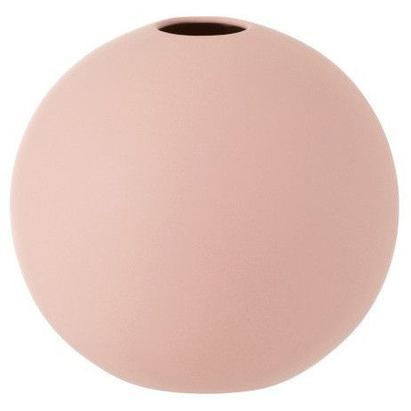 Vase boule céramique rose pastel Uchi H 23 cm - Photo n°1
