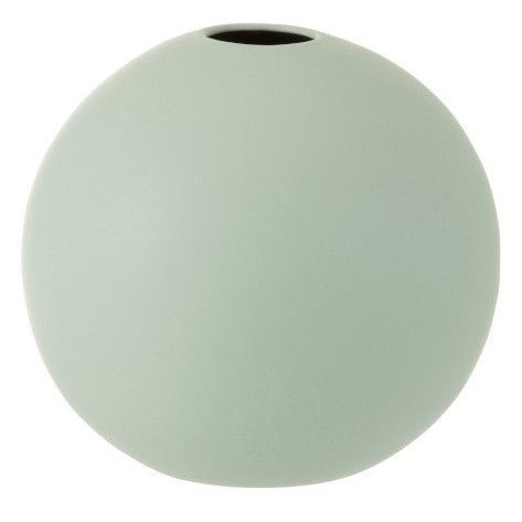Vase boule céramique vert pastel Uchi H 23 cm - Photo n°1