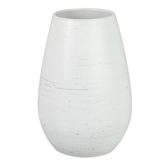 Vase lisse céramique blanche Bialli - Lot de 2 - Photo n°1