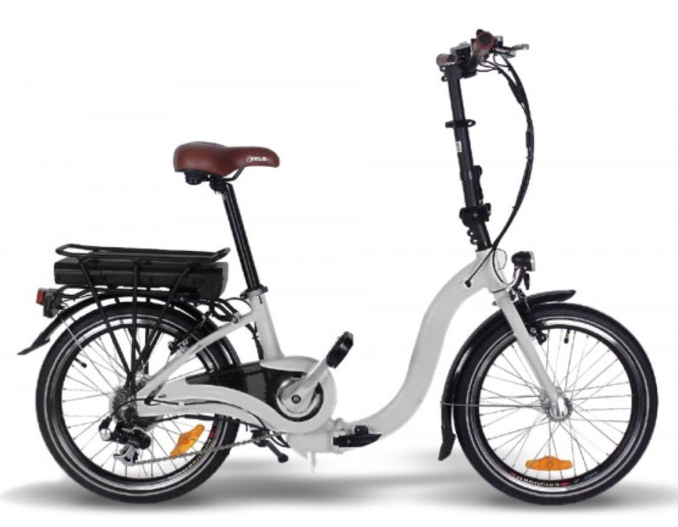 Vélo électrique Nice 250W lithium gris E-Go Quick - Photo n°1