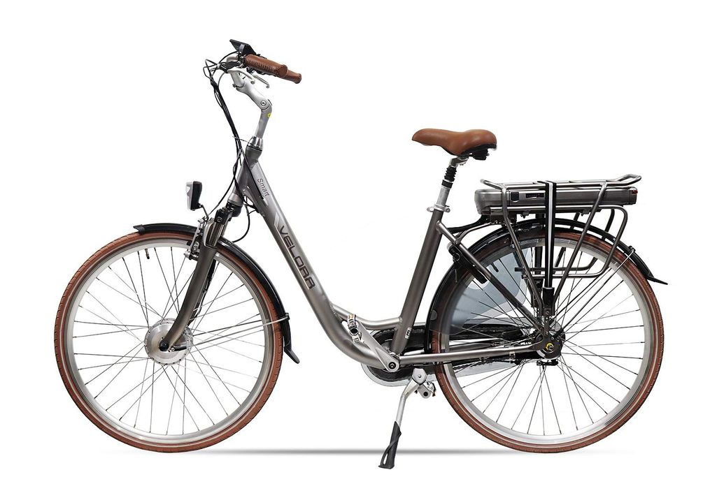 Vélo électrique Velora 250W Pedelec argent - Photo n°1