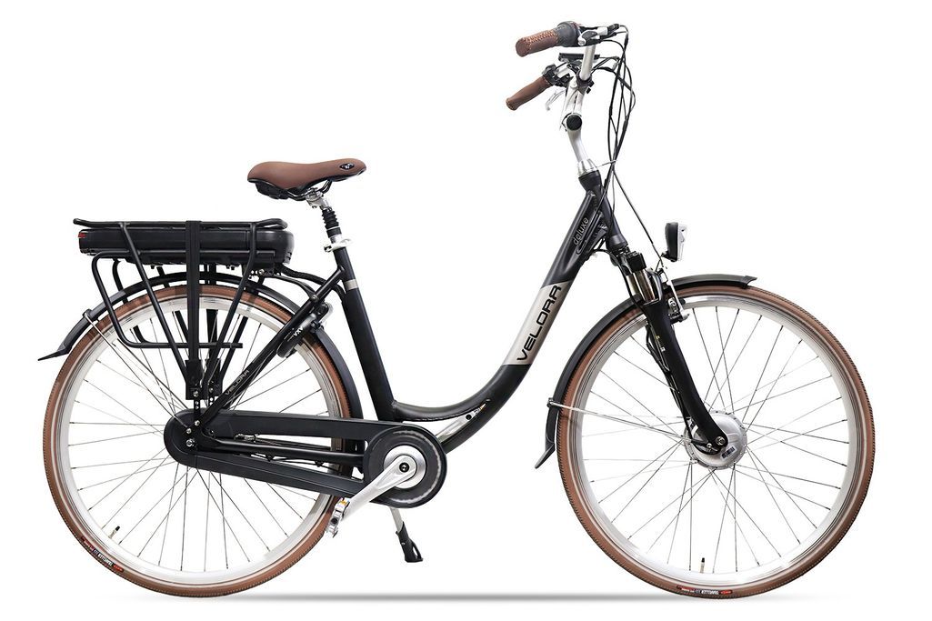 Vélo électrique Velora 250W Pedelec noir - Photo n°2
