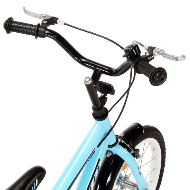 Vélo pour enfant bleu et noir 14 pouces Vital - Photo n°4