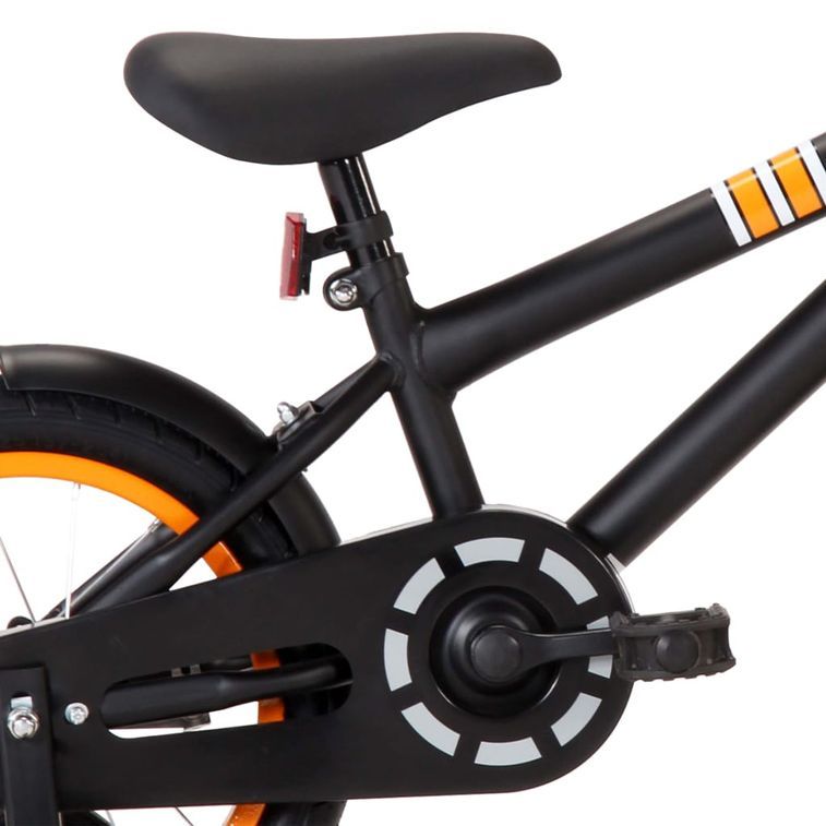 Vélo pour enfant orange et noir 14 pouces Crossy - Photo n°7