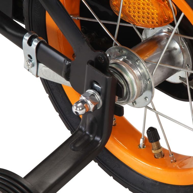Vélo pour enfant orange et noir 14 pouces Crossy - Photo n°10