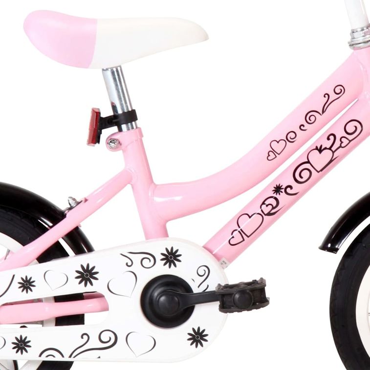 Vélo pour enfant rose et noir 12 pouces Crossy - Photo n°7