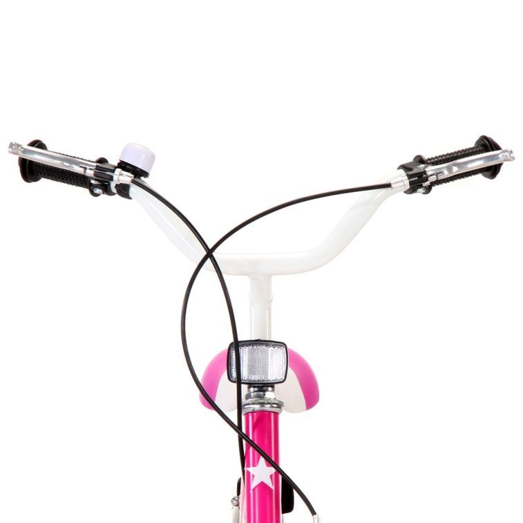 Vélo pour enfant rose et noir 14 pouces Vital - Photo n°5