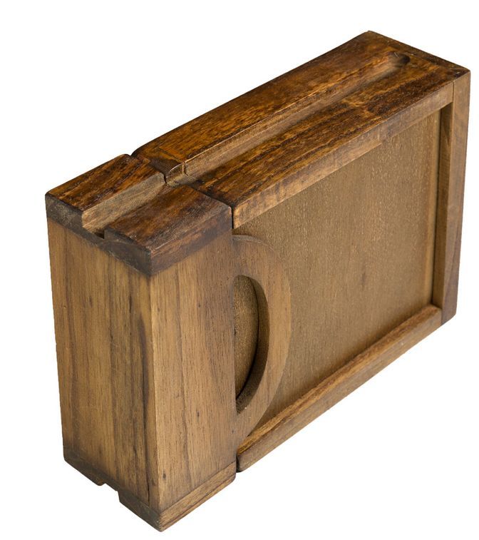 Vitrine en bois massif de Mindy 1 porte 2 tiroirs 2 étagères Orka 40 cm - Photo n°5