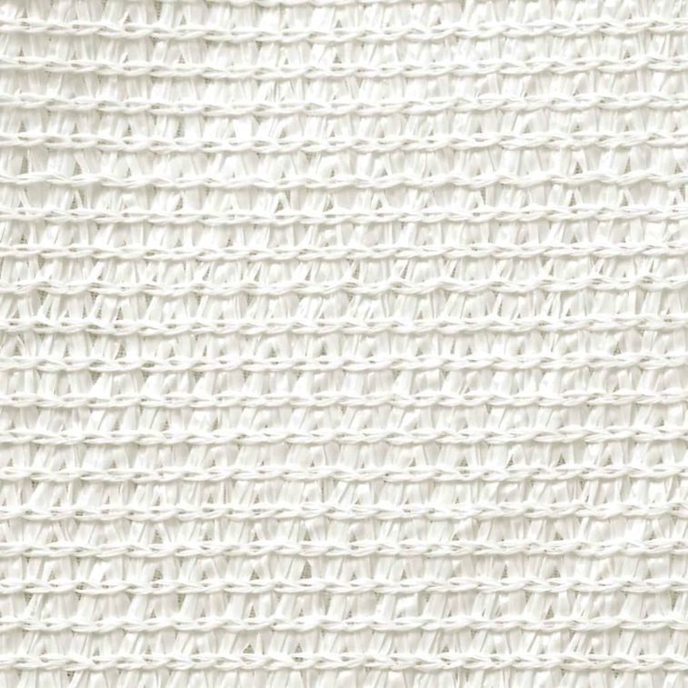 Voile d'ombrage 160 g/m² Blanc 2,5x2,5x3,5 m PEHD - Photo n°2