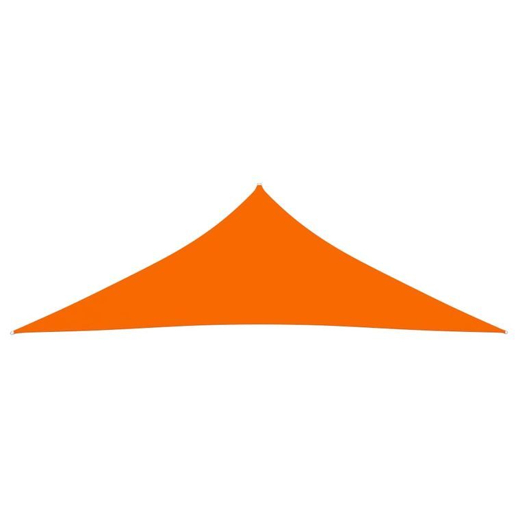 Voile de parasol Tissu Oxford triangulaire 2,5x2,5x3,5 m Orange - Photo n°3