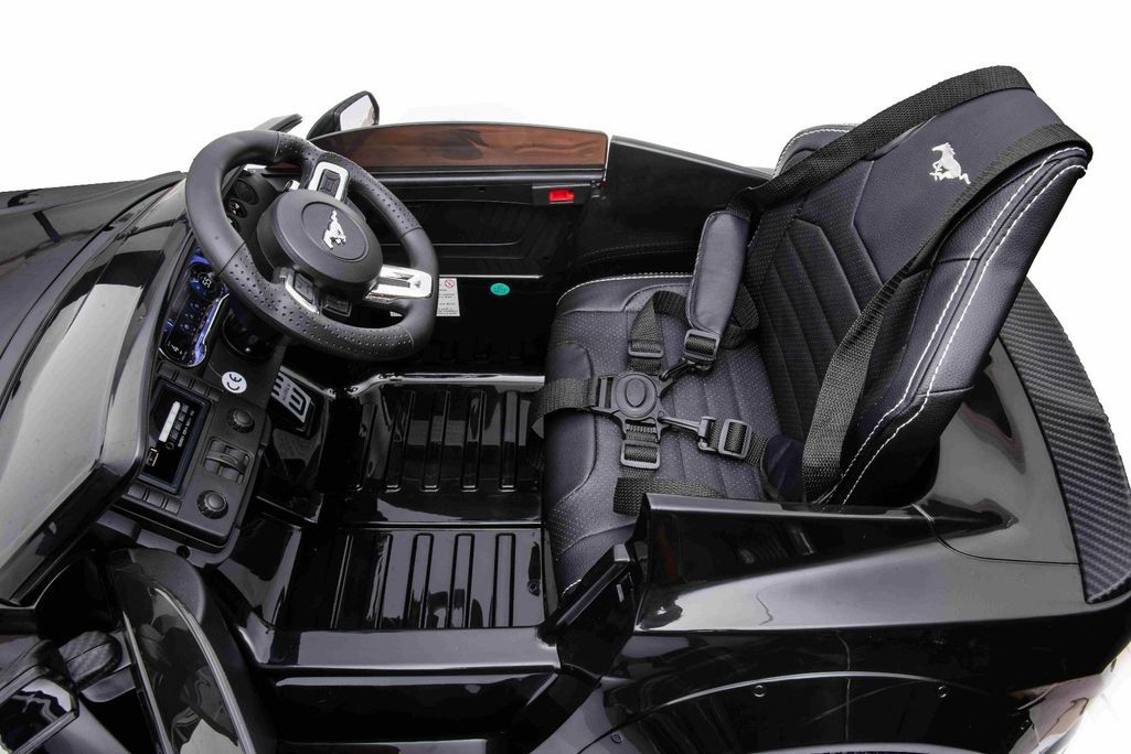 Voiture électrique enfant Ford Mustang noir - Photo n°6