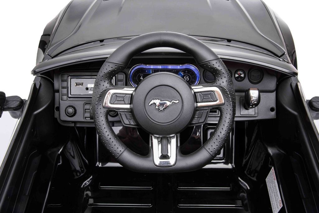 Voiture électrique enfant Ford Mustang noir - Photo n°7