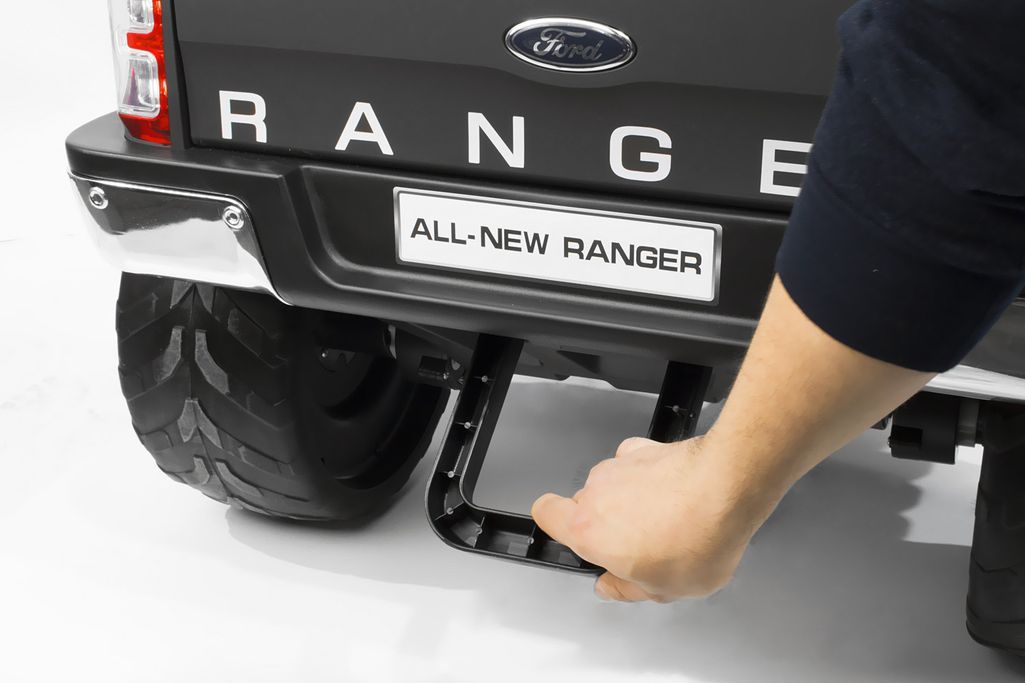 Voiture électrique Ford Ranger Deluxe blanc 4x35W 12V - Photo n°13