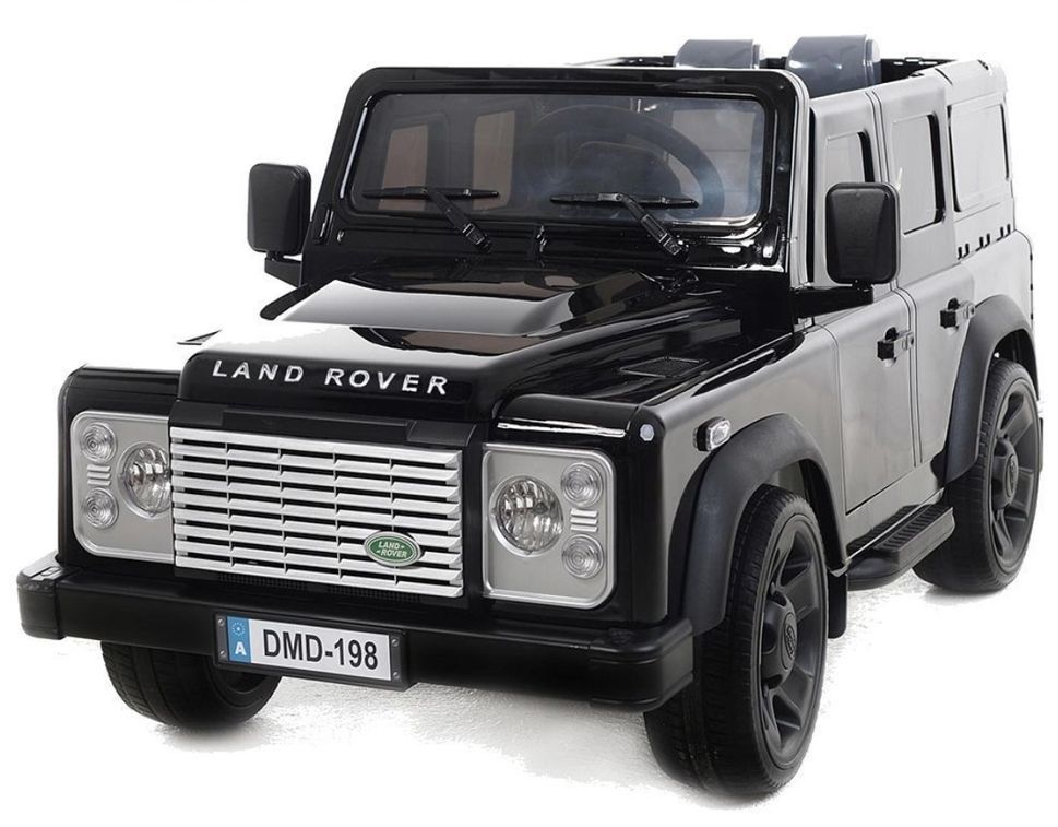 Voiture électrique Jeep defender Land Rover Noir - Photo n°1