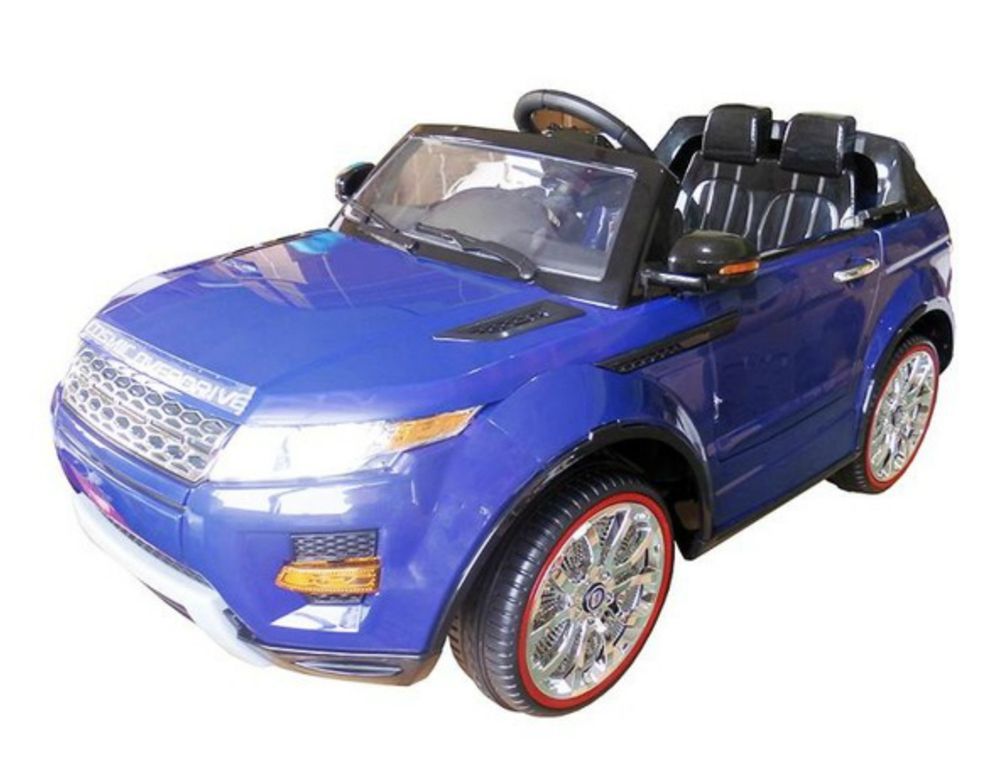 Voiture électrique Land Rover Evoque 2x35W bleu - Photo n°1