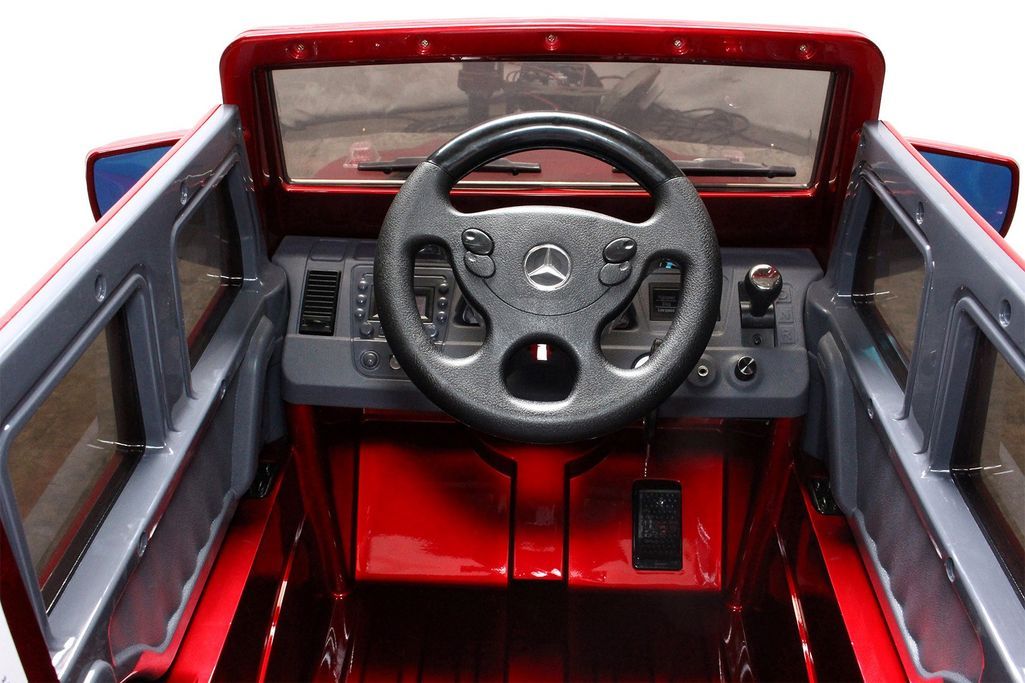 Voiture électrique Mercedes 2 places AMG G55 rouge - Photo n°7