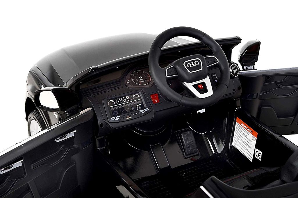 Voiture électrique noir Audi Q7 - Photo n°3