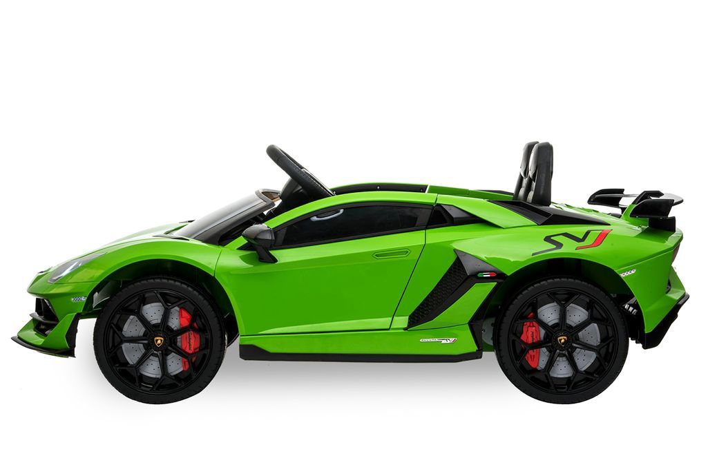 Voiture enfant électrique Lamborghini SVJ verte - Photo n°2