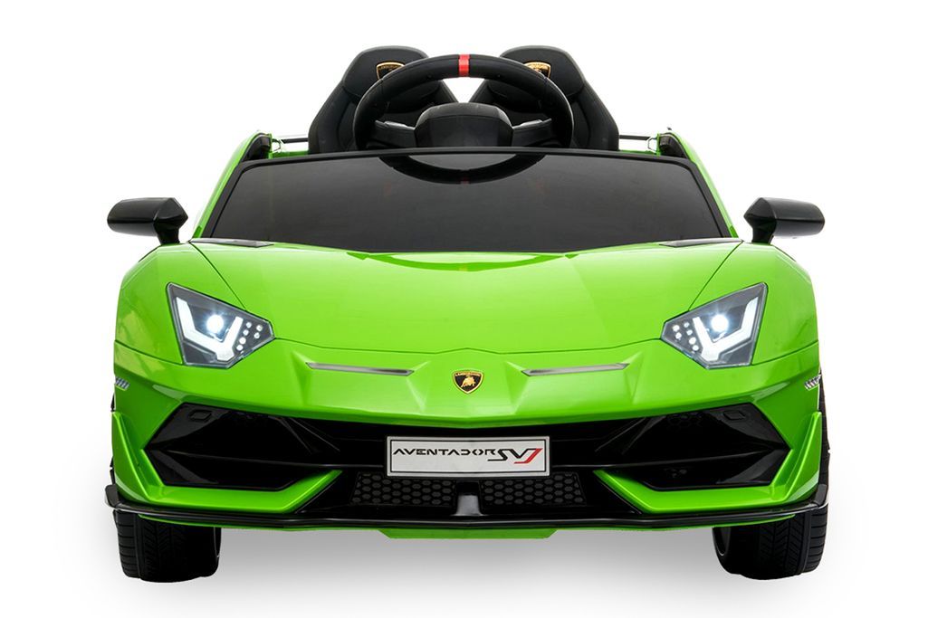 Voiture enfant électrique Lamborghini SVJ verte - Photo n°3