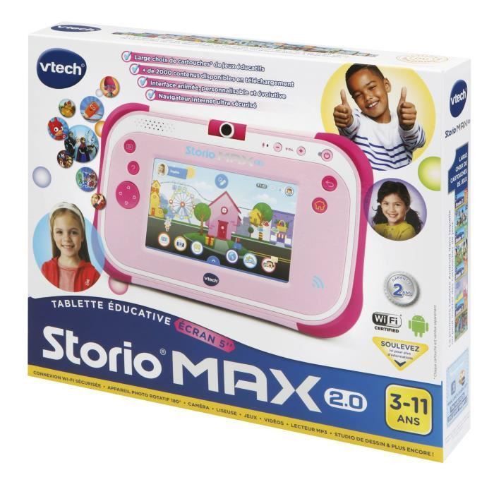 VTECH - Console Storio Max 2.0 5 Rose - Tablette Éducative Enfant 5 Pouces - Photo n°4