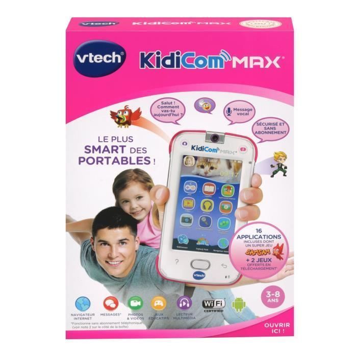 VTECH Kidicom Max Rose - Smartphone Enfant - Photo n°5